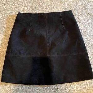 Suede Mini Skirt